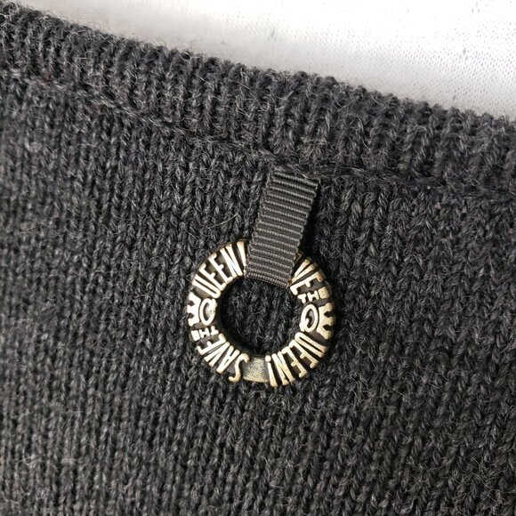 Save the Queen Italy Tunic Sweater Dress Longline Wool Silk Art-to-wear size M - Picture 8 of 14